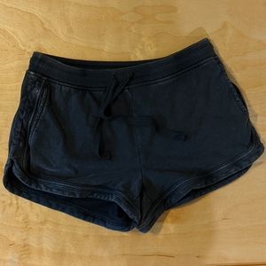 Aerie Sunwashed Desert Shorts, Black, Medium